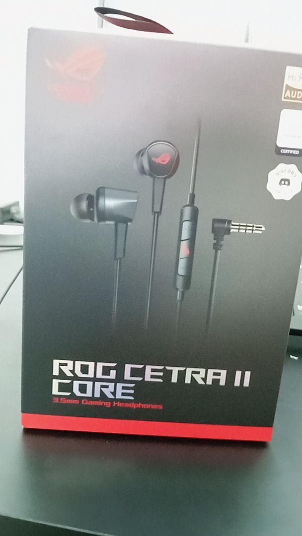 ASUS ROG Cetra II Core jack 3.5mm