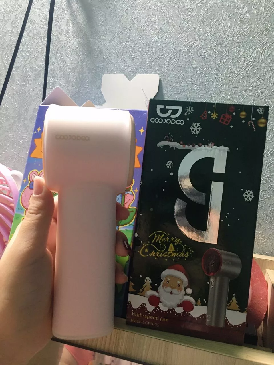 Mẫu nhãn dán quạt cầm tay