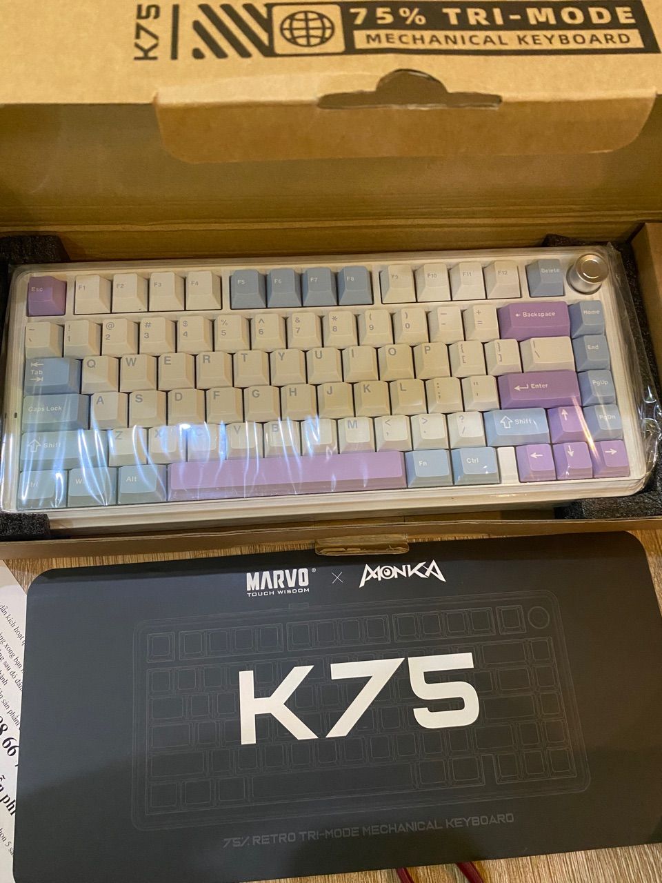 Chi tiết bàn phím Monka K75