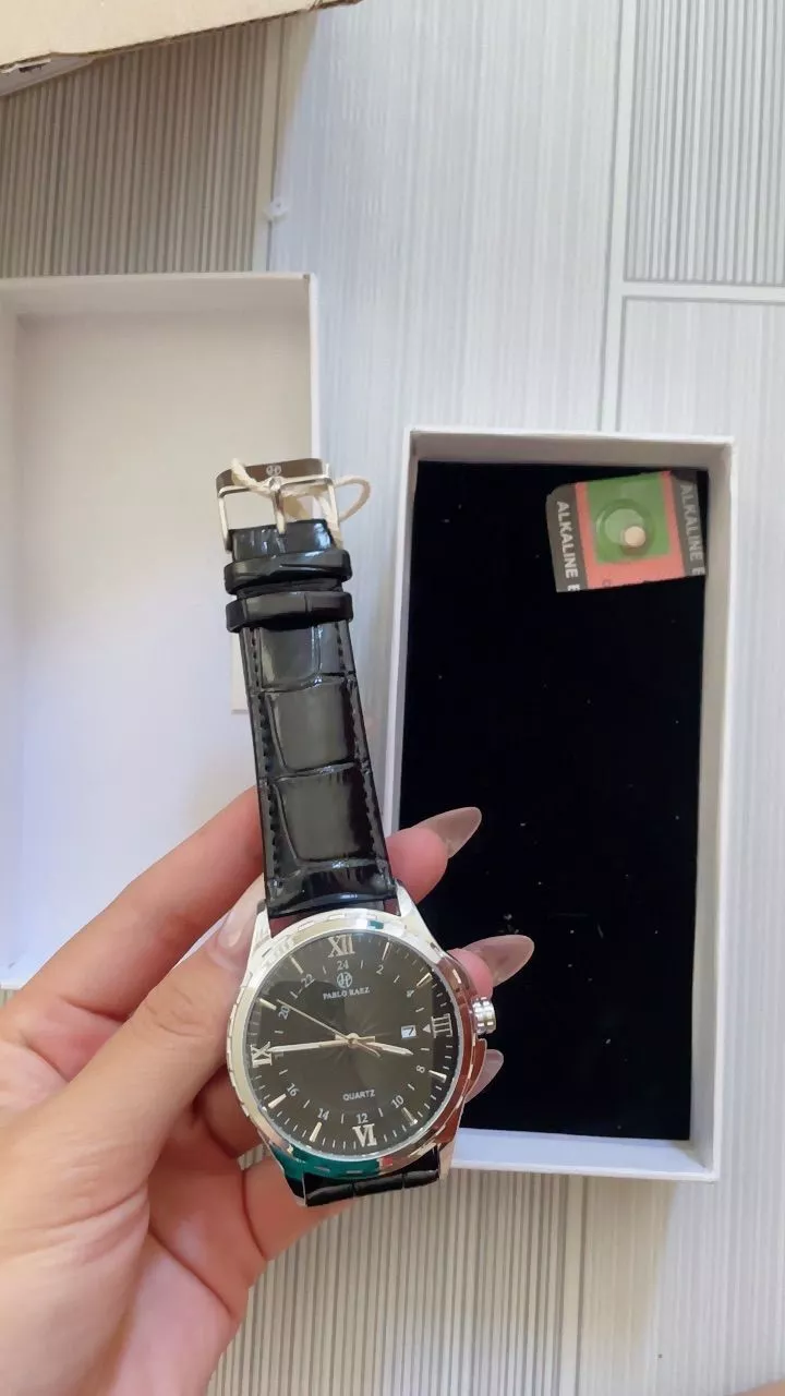 Đồng hồ nam PABLO RAEZ U850 thiết kế dây da