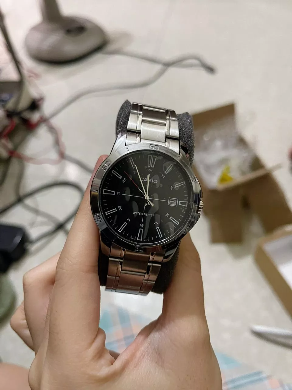 Đồng hồ Casio MTP-V004D-1CUDF dây kim loại