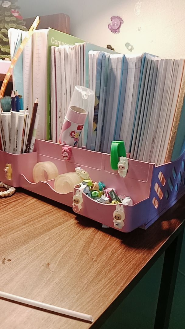 [Tặng Sticker] Giá Để Tài Liệu 4 Ngăn Kệ Nhựa Đựng Sách Đơn  - ảnh 4