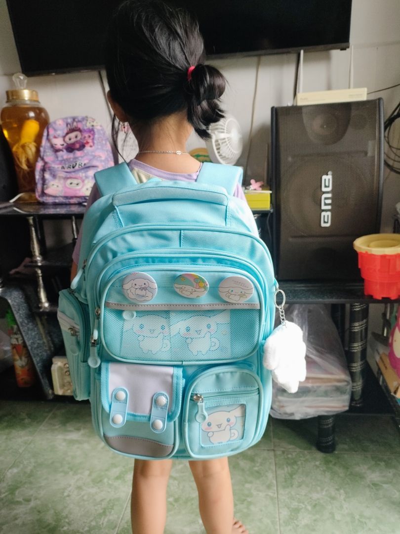 Ba lô chống gù đi học cho bé lớp 1- lớp 6 chống gù đệm vai t - ảnh 5