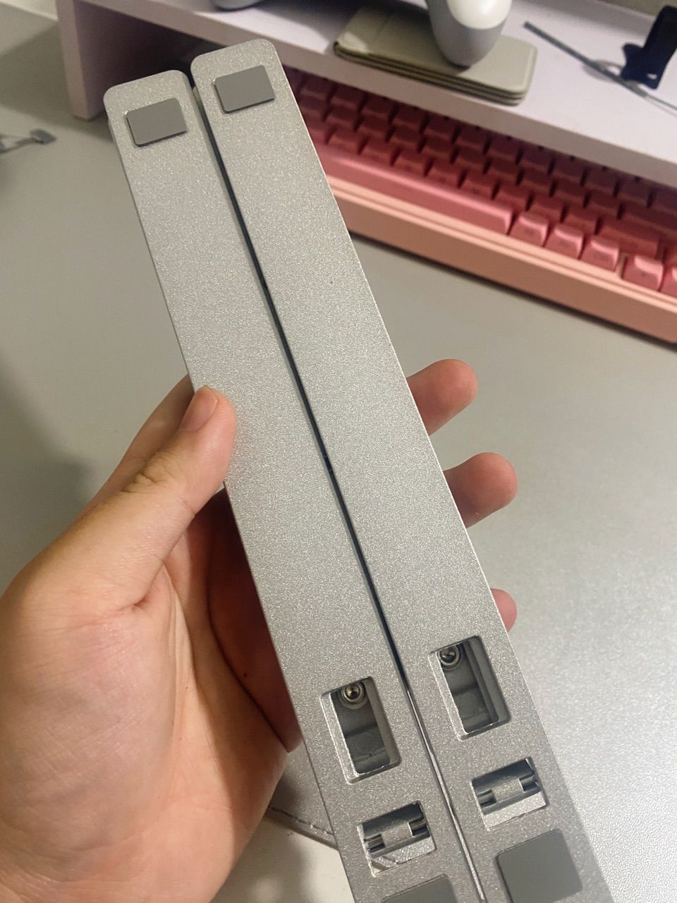 Giá đỡ laptop nhôm có thể gấp gọn điều chỉnh được độ cao giúp tản nhiệt laptop giá đỡ laptop gấp gọn DoDo Gear - ảnh 8