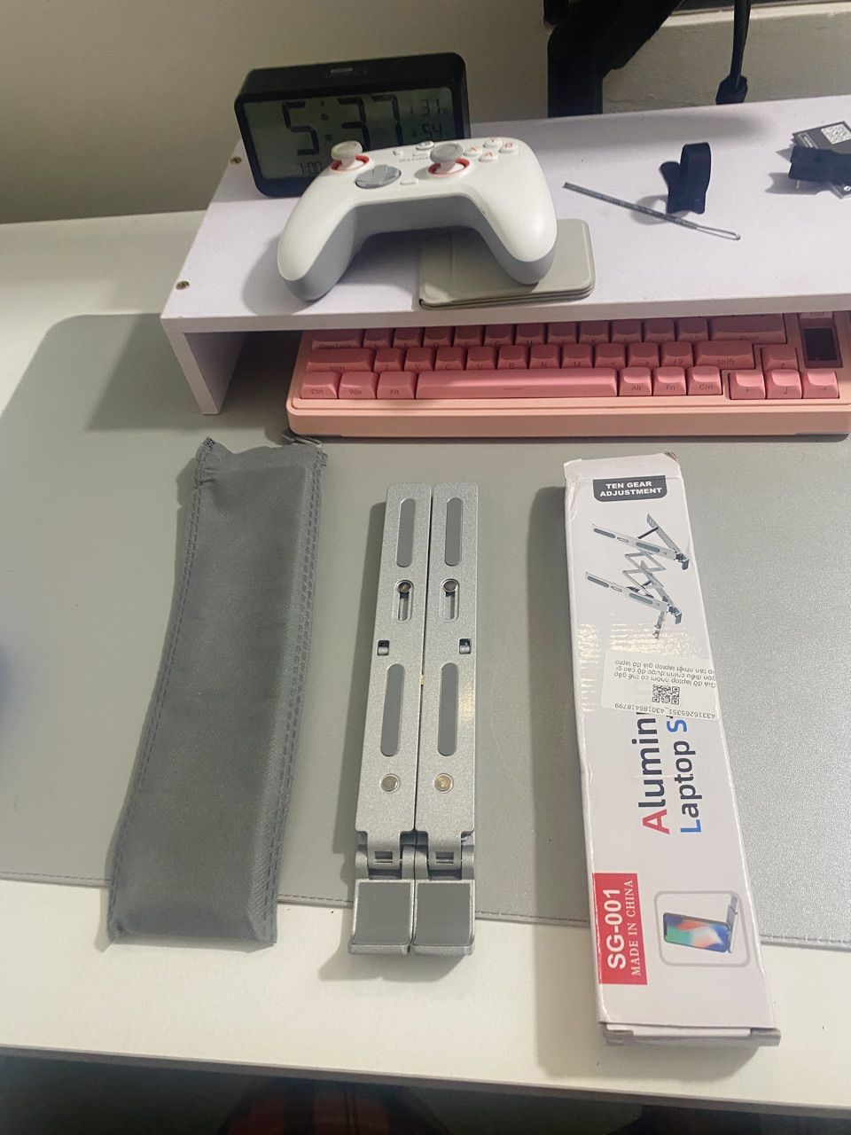 Giá đỡ laptop nhôm có thể gấp gọn điều chỉnh được độ cao giúp tản nhiệt laptop giá đỡ laptop gấp gọn DoDo Gear - ảnh 9