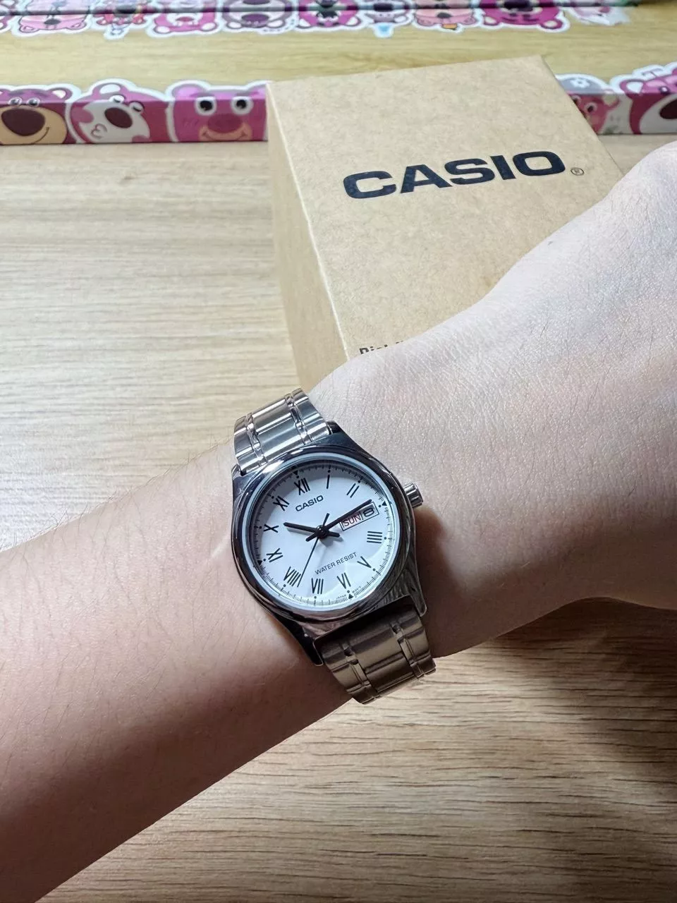 Dây đeo thép không gỉ Casio LTP-V006D-7BUDF