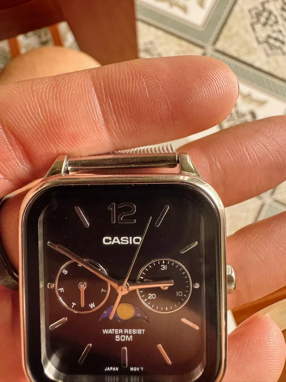 Đồng hồ Casio Moonphase MTP-M305 chính hãng