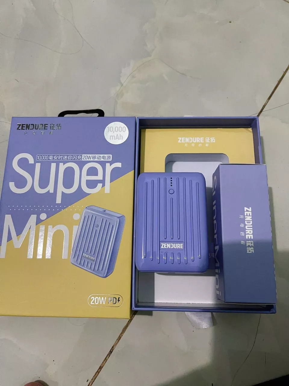 Zendure SuperMini màu tím