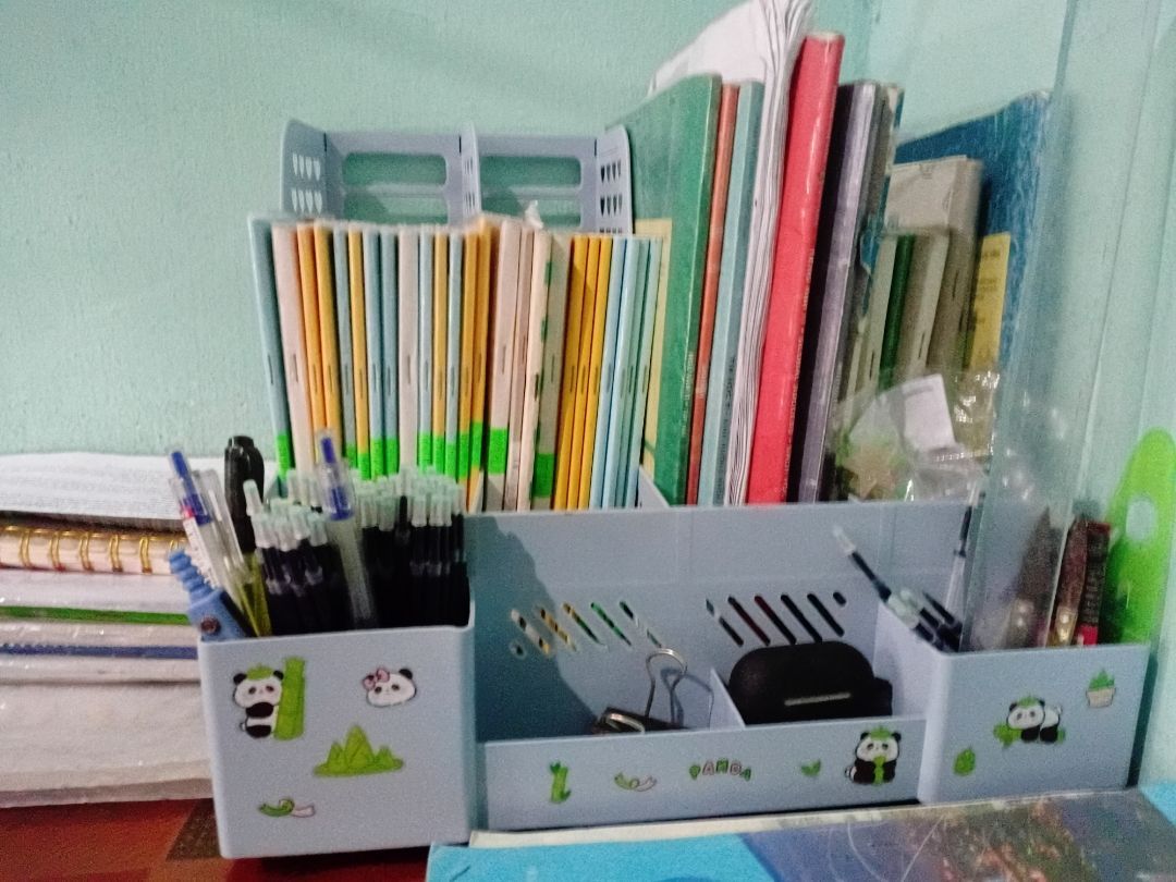 Kệ Sách 4 Ngăn Màu Trơn Để Bán Học, Giá Khay Kệ Đựng Tài Liệ - ảnh 2