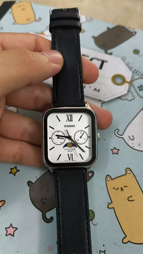 Thiết kế vỏ thép không gỉ đồng hồ Casio MTP-M305