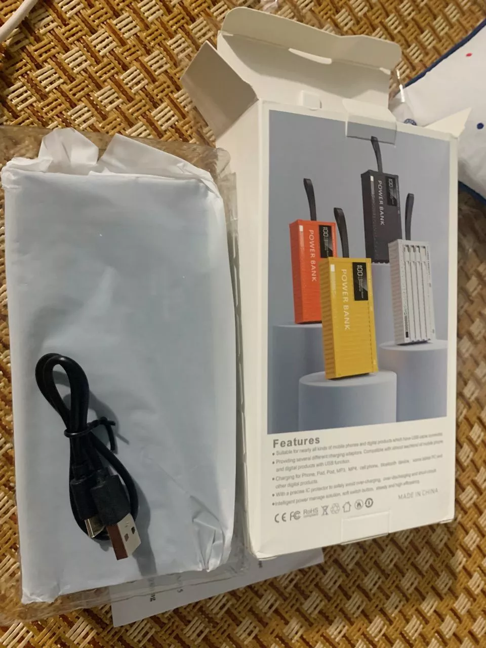 Chi tiết cổng sạc trên sạc dự phòng Container 50.000mAh