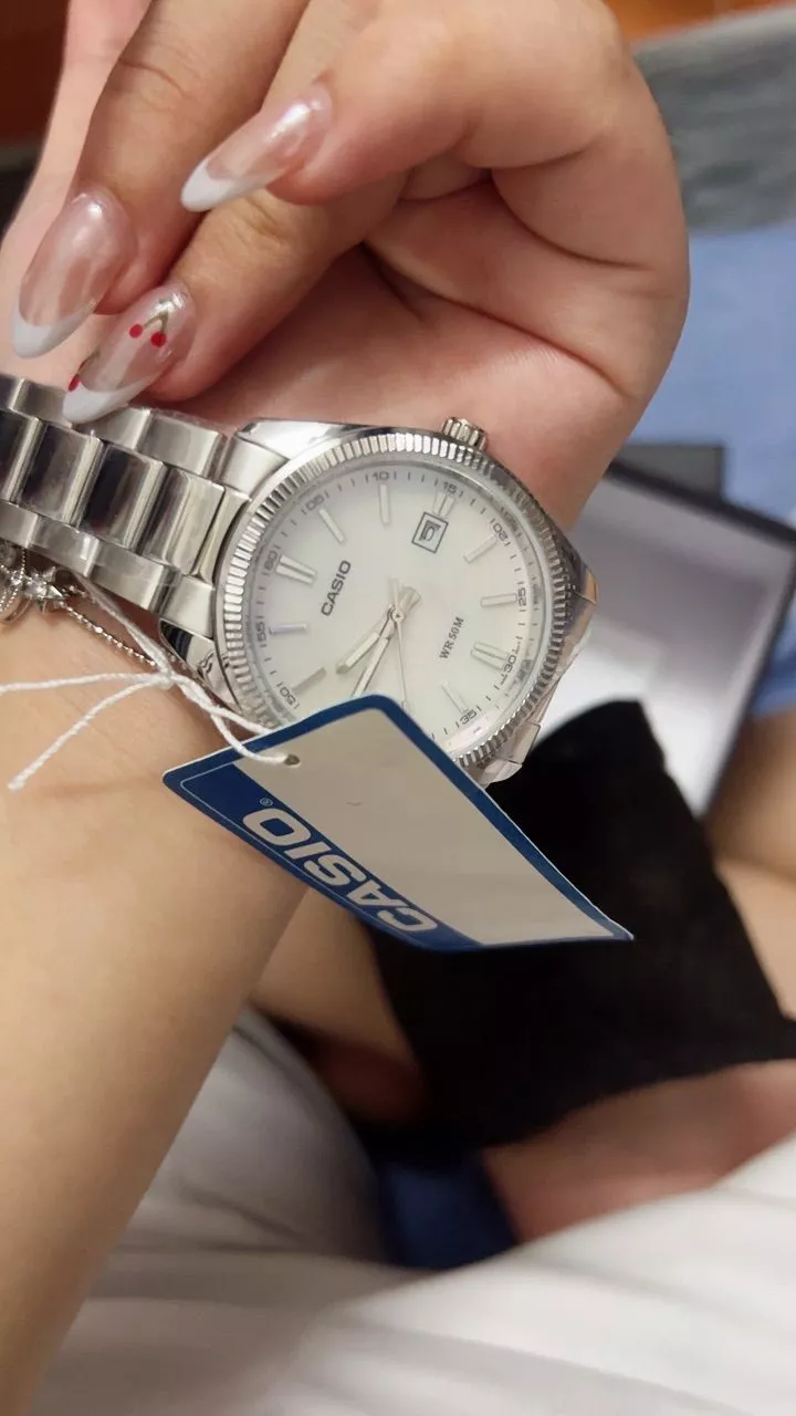 Đồng hồ nữ Casio LTP-1302 dây kim loại chính hãng