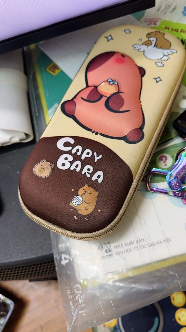 Hộp Bút In Lụa Họa Tiết cute - Hộp Đựng Bút Họa Tiết In Nổi  - ảnh 2