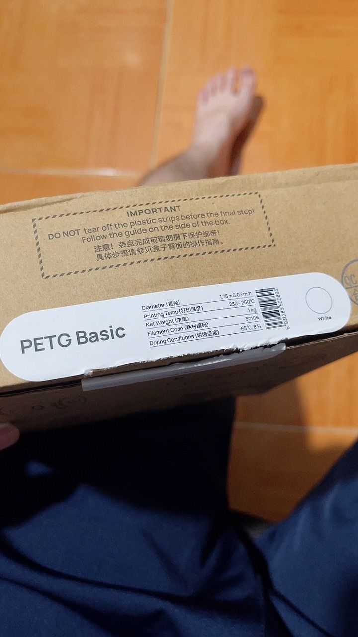 Nhựa PETG Basic dùng cho máy in 3D FDM