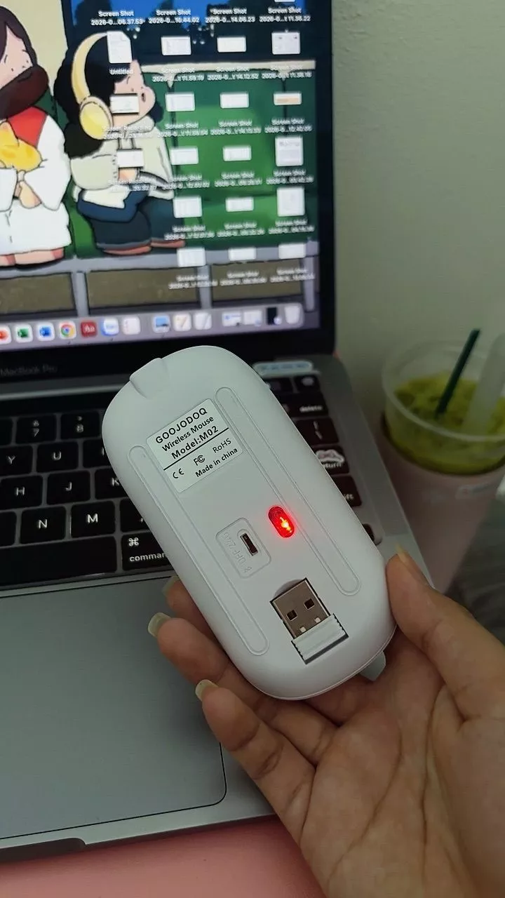 Chuột Goojodoq kết nối Bluetooth và 2.4GHz