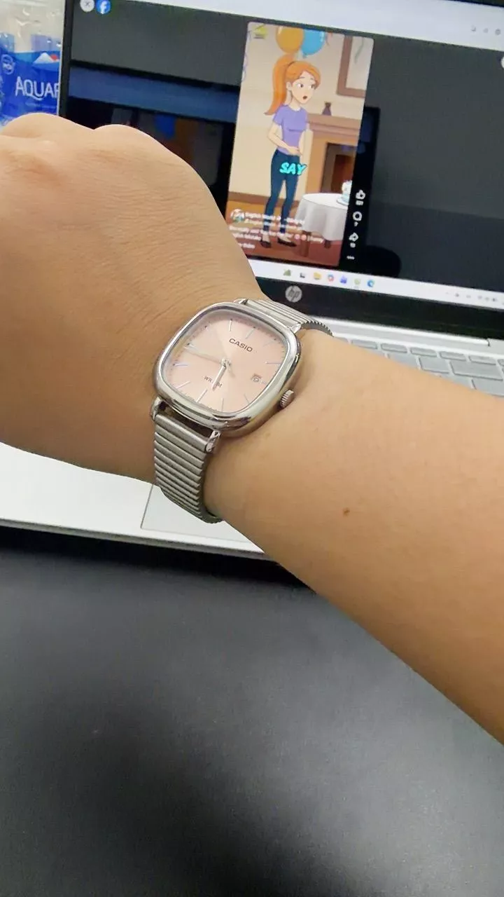 Đồng hồ nữ Casio LTP-B166D-4A dây kim loại