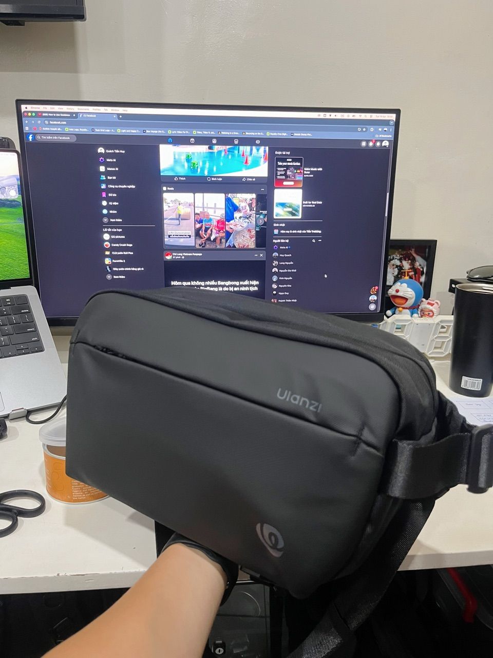 Túi đeo chéo Ulanzi PB038 màu đen