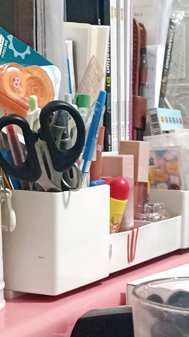 [Tặng Sticker] Giá Để Tài Liệu,  4 Ngăn, 2 tầng. Kệ Nhựa Đựn - ảnh 4