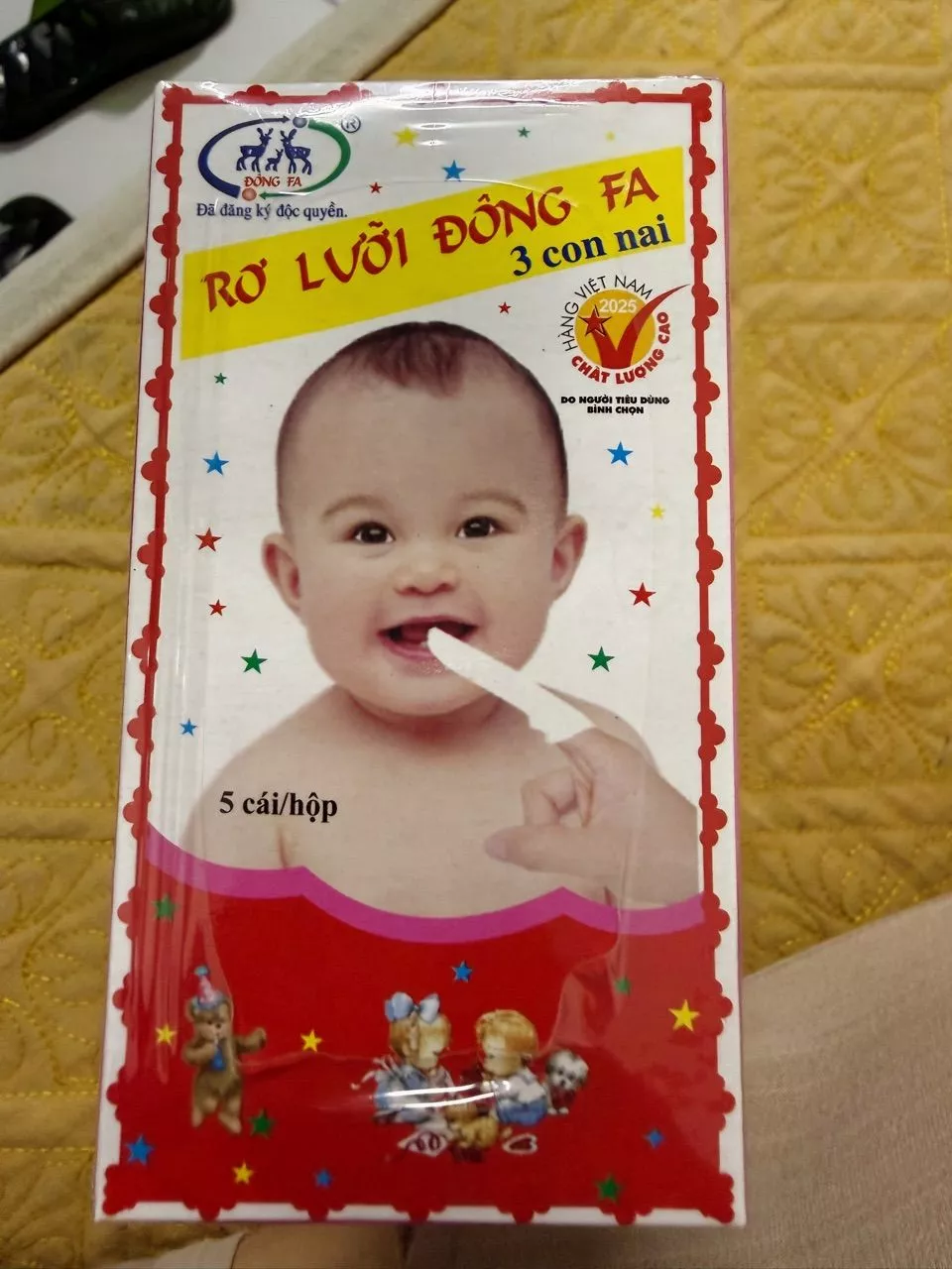 Hình ảnh rơ lưỡi cho bé