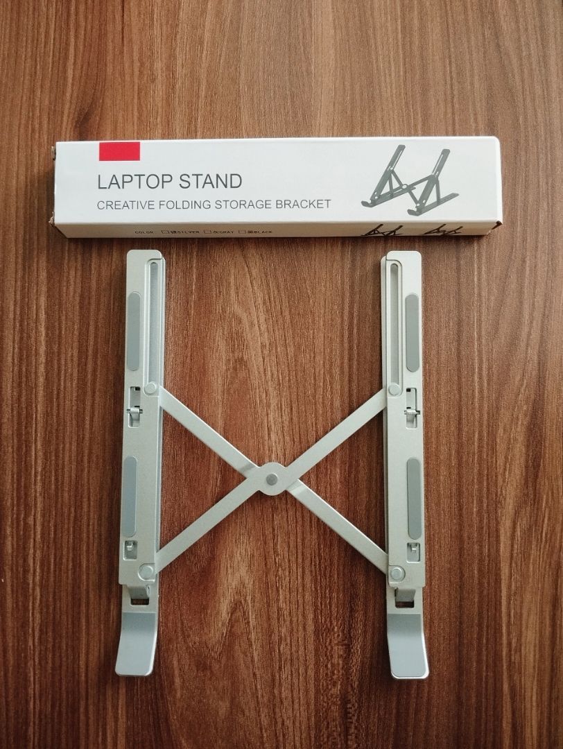 Giá đỡ laptop nhôm có thể gấp gọn điều chỉnh được độ cao giúp tản nhiệt laptop giá đỡ laptop gấp gọn DoDo Gear - ảnh 3