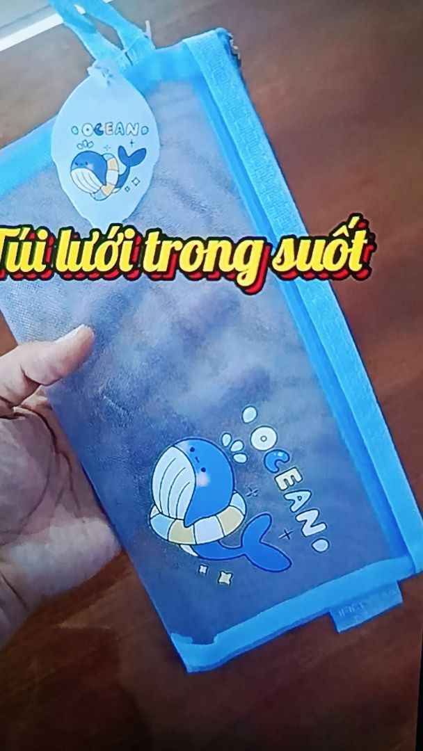 Túi Lưới Đựng Bút Trong Suốt,Túi đựng bút dạng lưới trong su - ảnh 2
