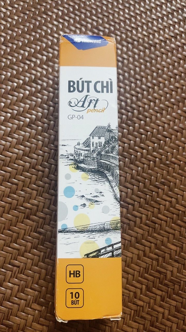 Combo 10 Cây Bút Chì Gỗ TL HB  - Nét Đậm, Thân Lục Giác, Viế - ảnh 1