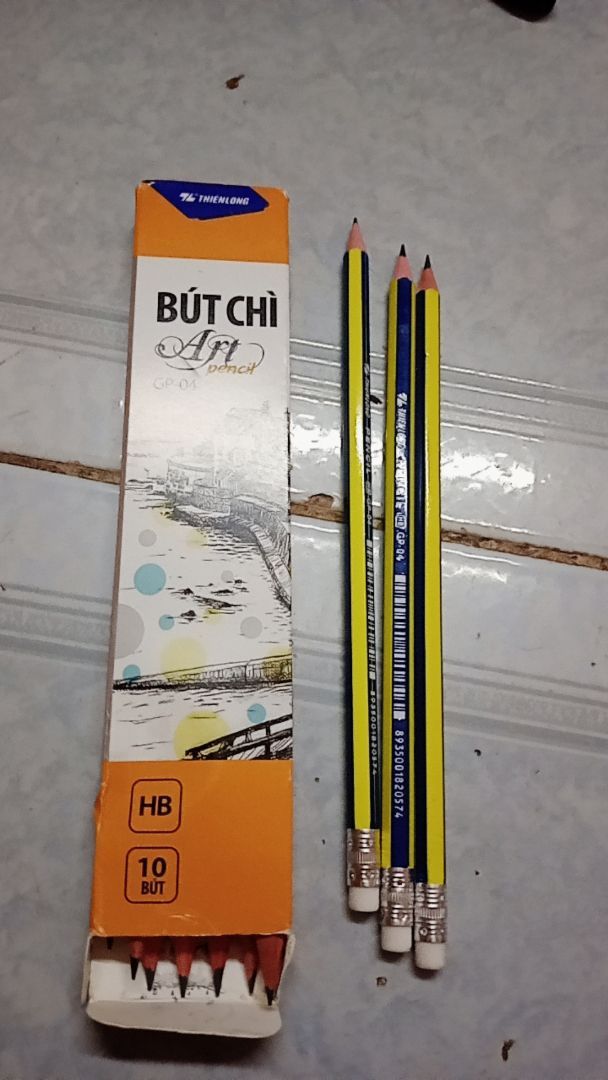 Combo 10 Cây Bút Chì Gỗ TL HB  - Nét Đậm, Thân Lục Giác, Viế - ảnh 5