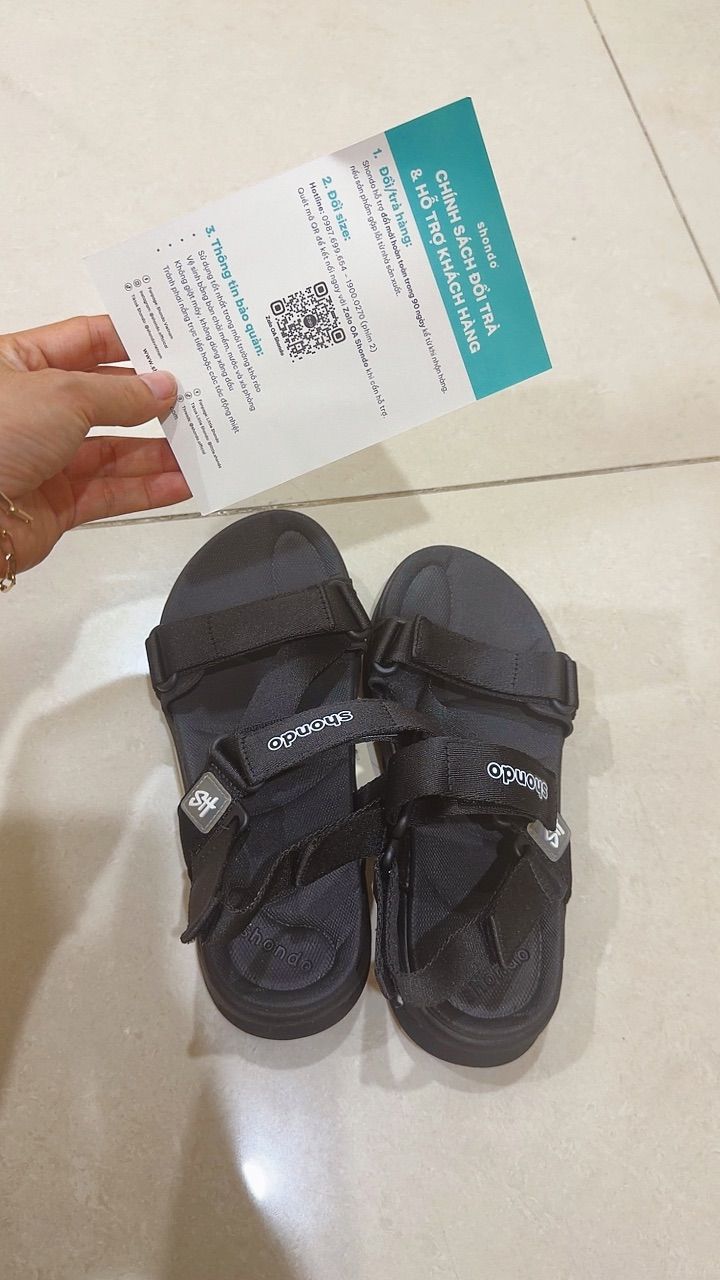 Chi tiết giày sandal Shondo F8M1112