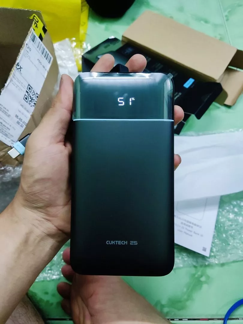 CUKTECH 120W pin dự phòng 25000mAh chi tiết sản phẩm
