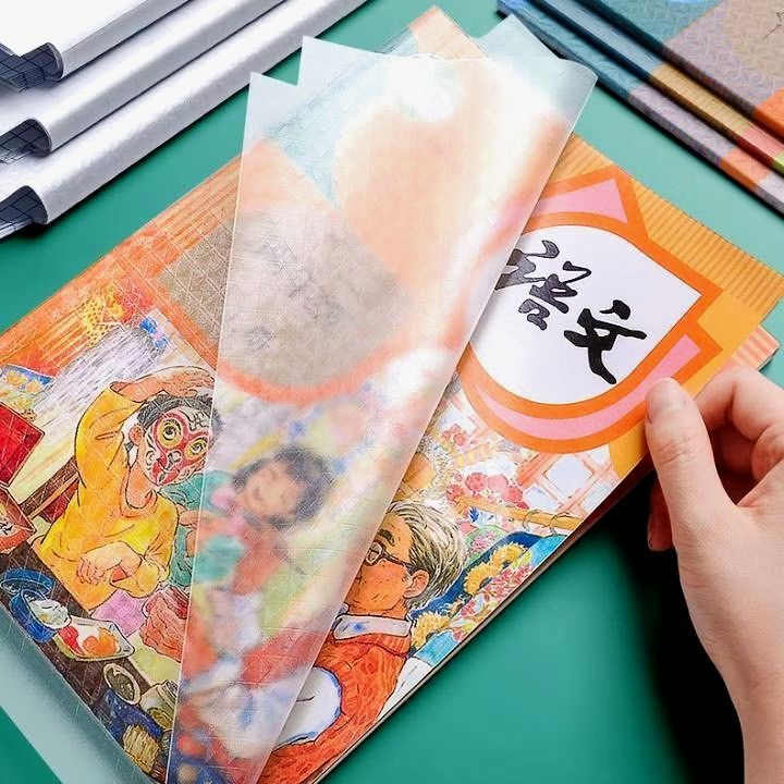 Set 10/20 Tờ Decal Bọc Sách Vở Trong Suốt Tự Dính Cao Cấp, B - ảnh 1