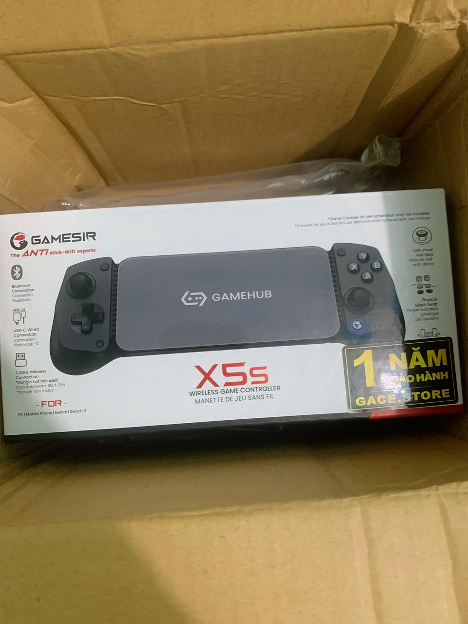Nút điều khiển trên GameSir X5s
