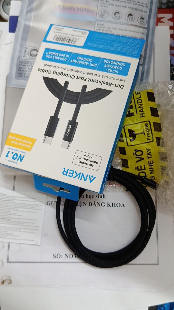 Cáp USB-C to USB-C ANKER
