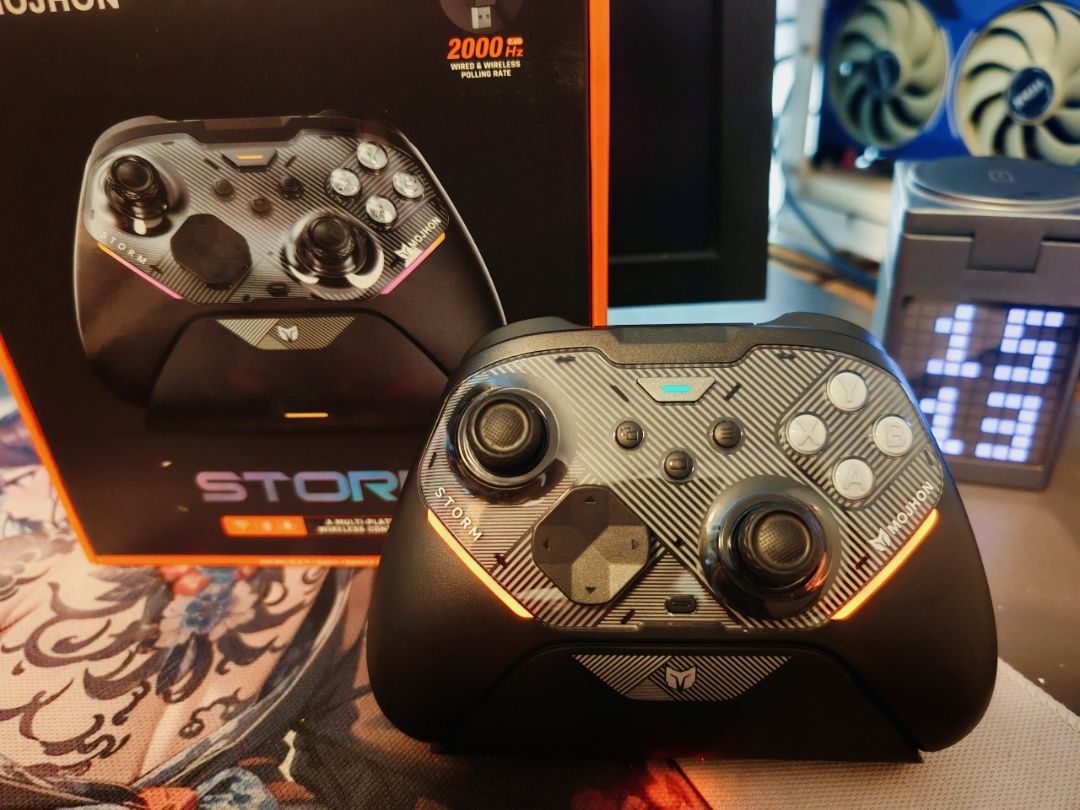 Joystick TMR trên tay cầm MOJHON STORM