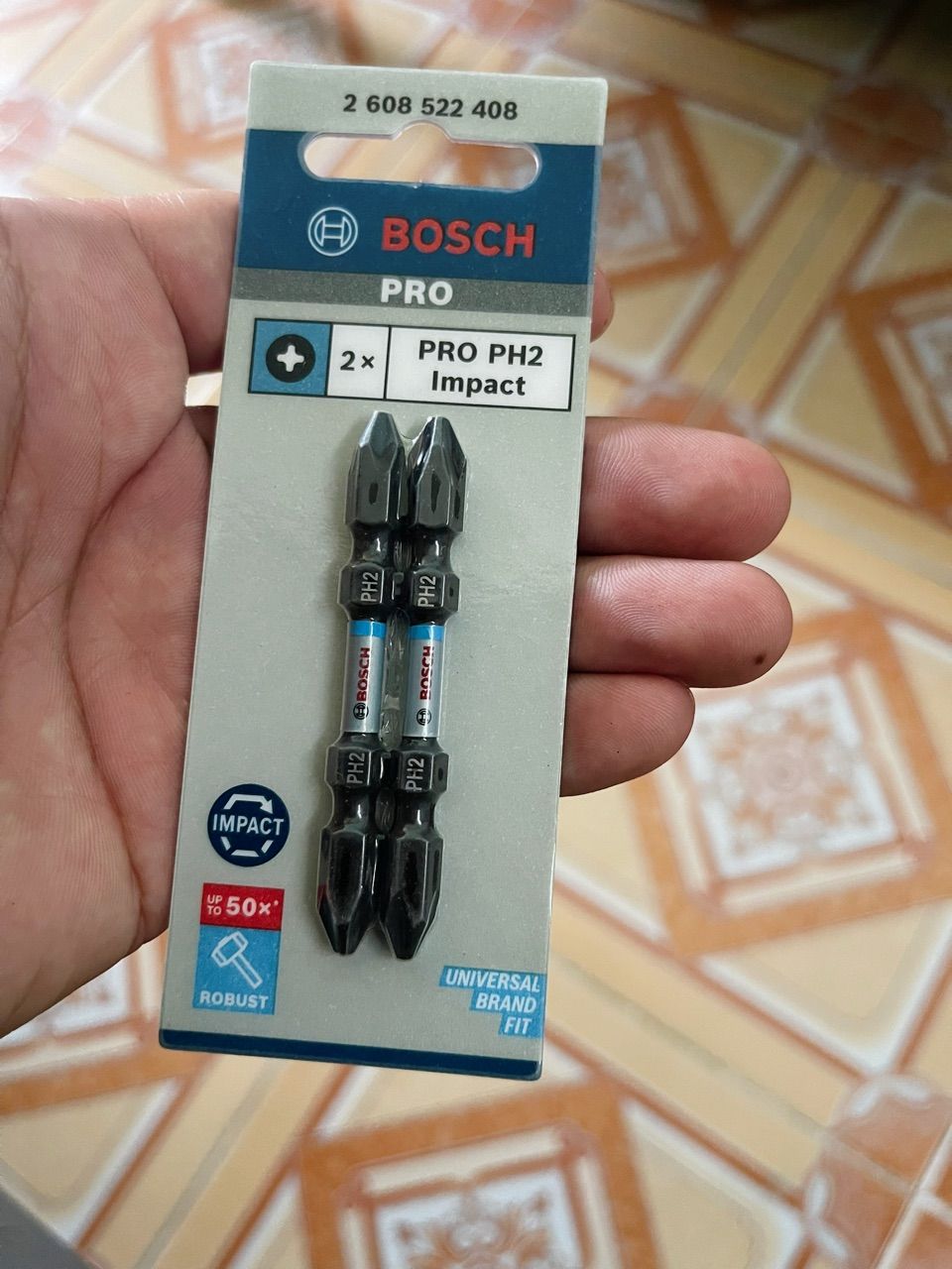 Đầu vặn vít ngắn Bosch