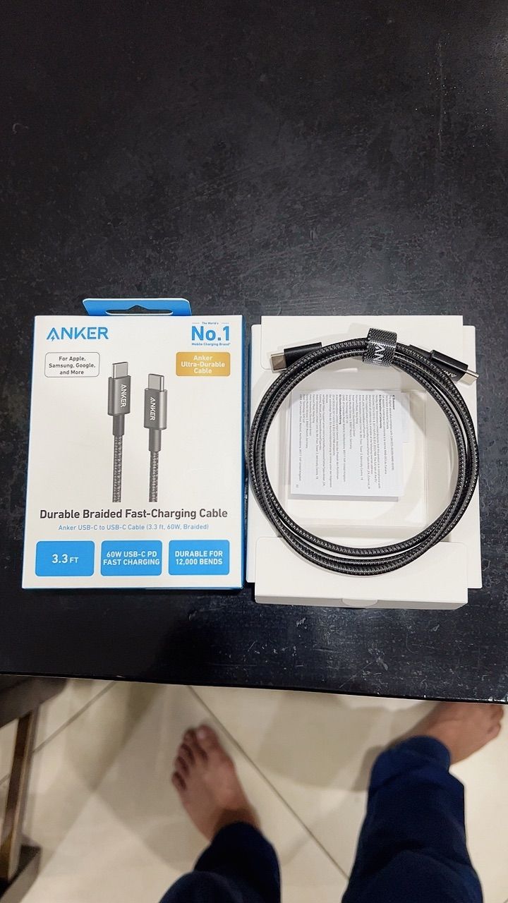Đầu cáp Anker USB-C to USB-C