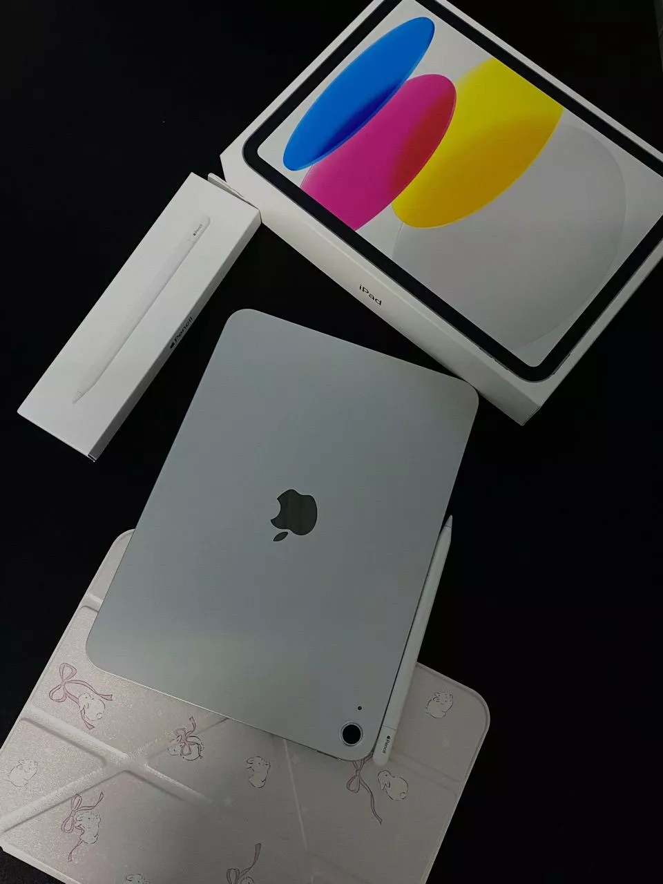 Apple Pencil (USB-C) gắn nam châm vào cạnh iPad