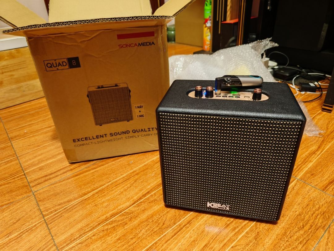 Mặt trước loa ACNOS QUAD 8