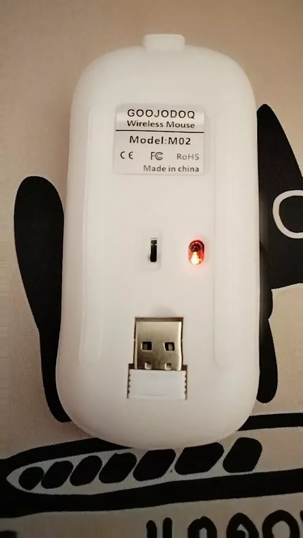 Chuột Goojodoq M9100 màu tím hồng xanh lá đậm