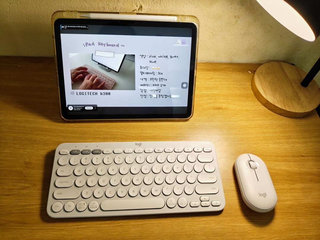 Bàn phím Logitech K380s và chuột M350s