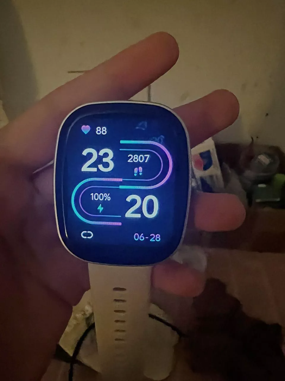 Đồng hồ Goojodoq hiển thị giao diện