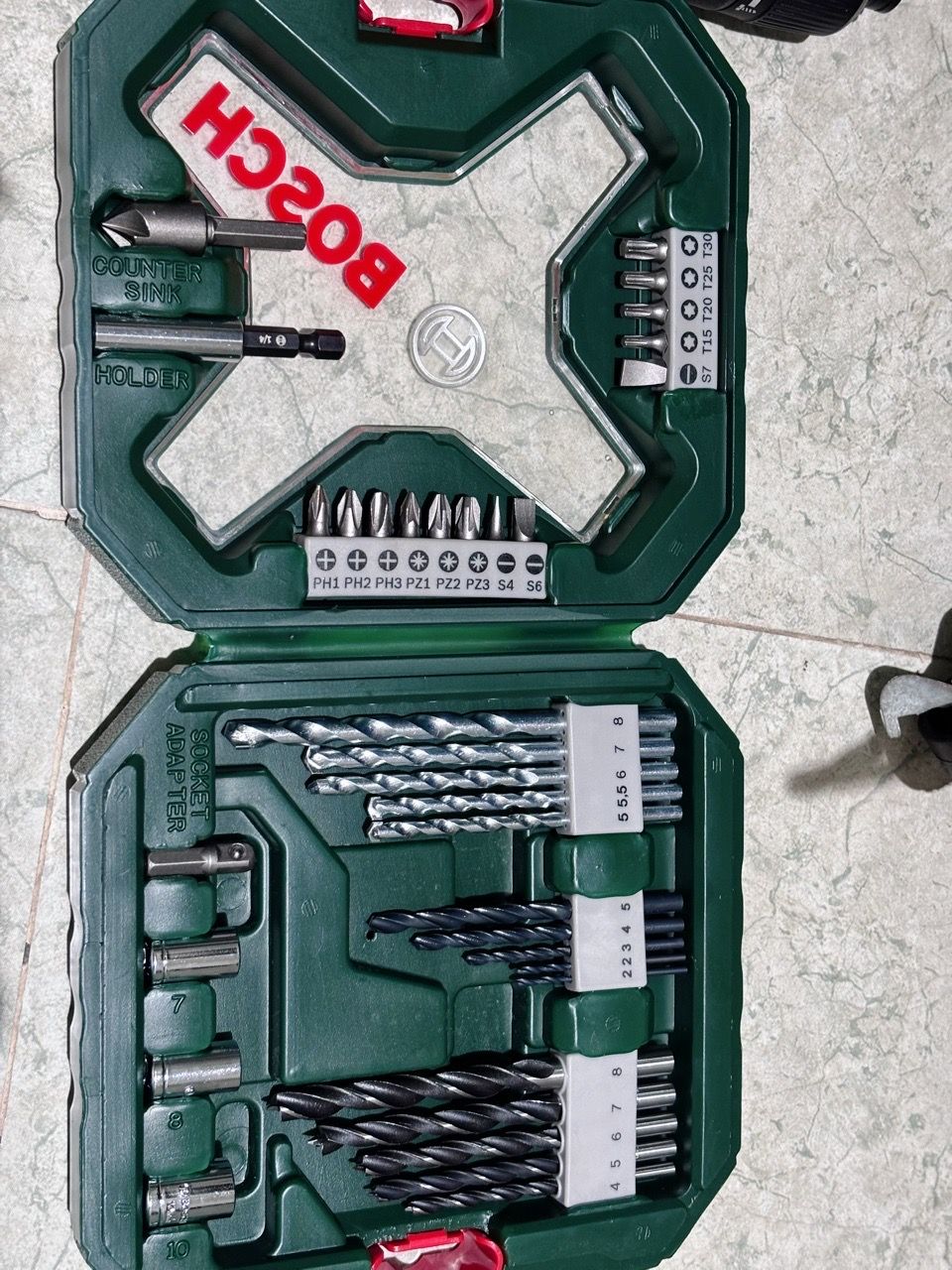 Hộp mũi khoan và vặn vít X-Line