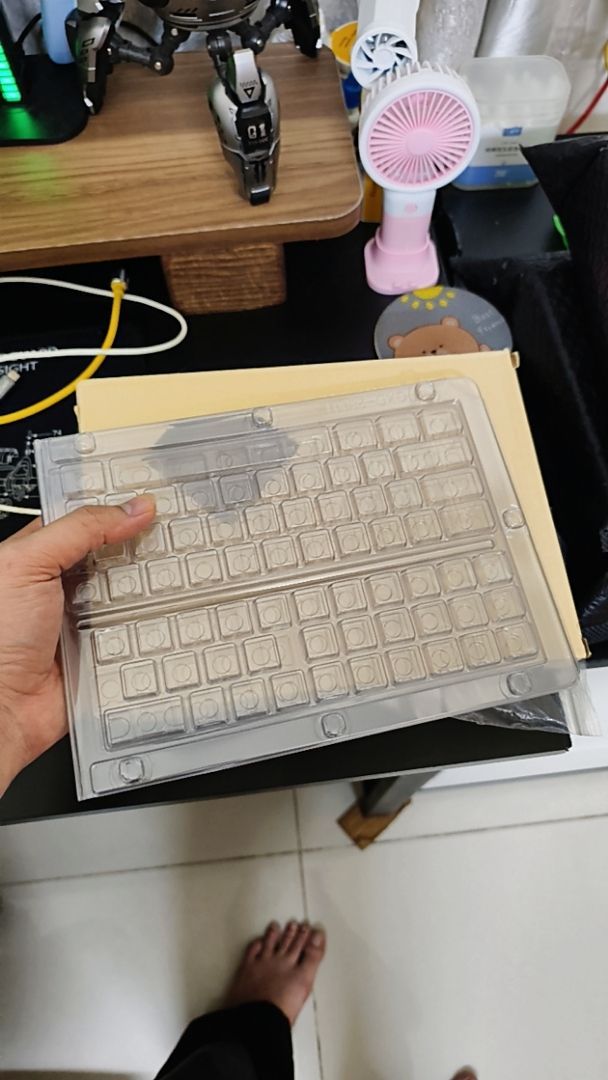 Khay nhựa trong suốt đựng keycap