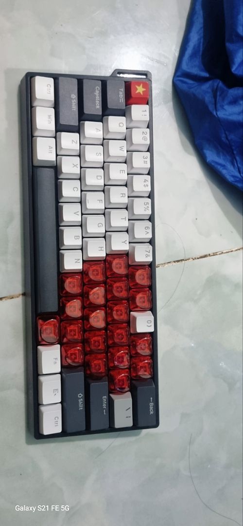 Keycap PBT trong suốt cho bàn phím cơ