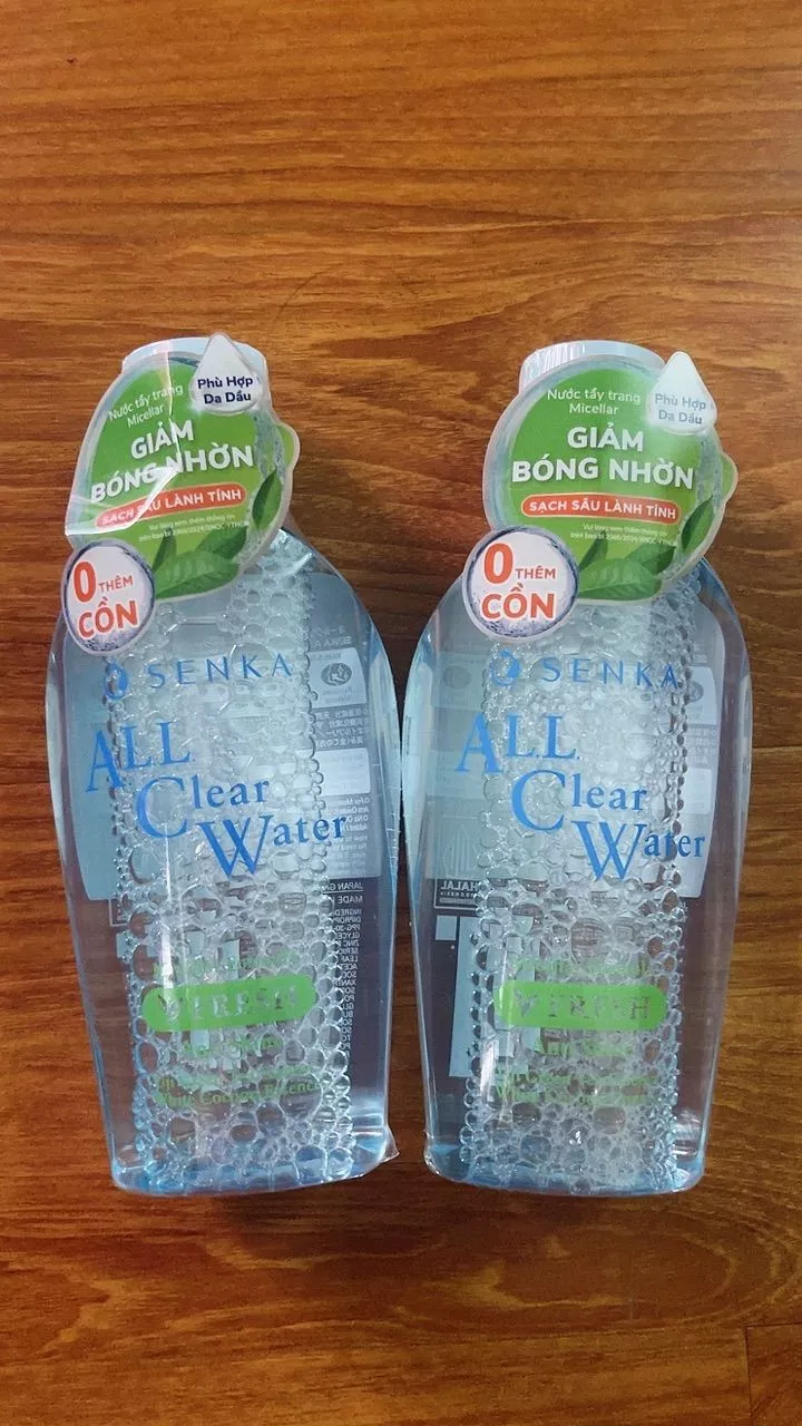 Senka All Clear Water Fresh cho da dầu và hỗn hợp