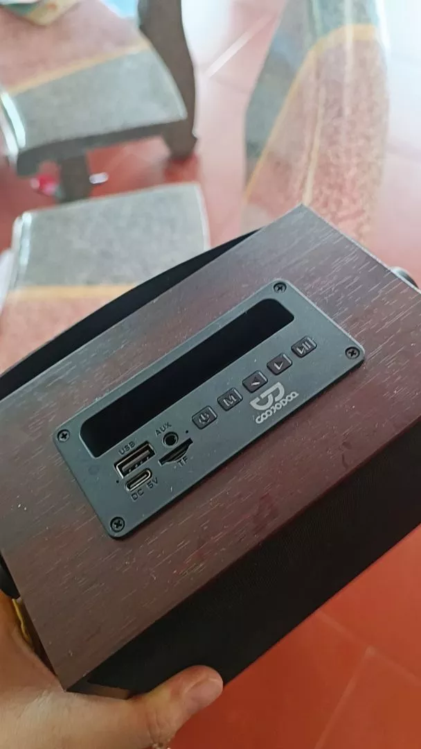 Loa Gỗ Retro GOOJODOQ hỗ trợ kết nối