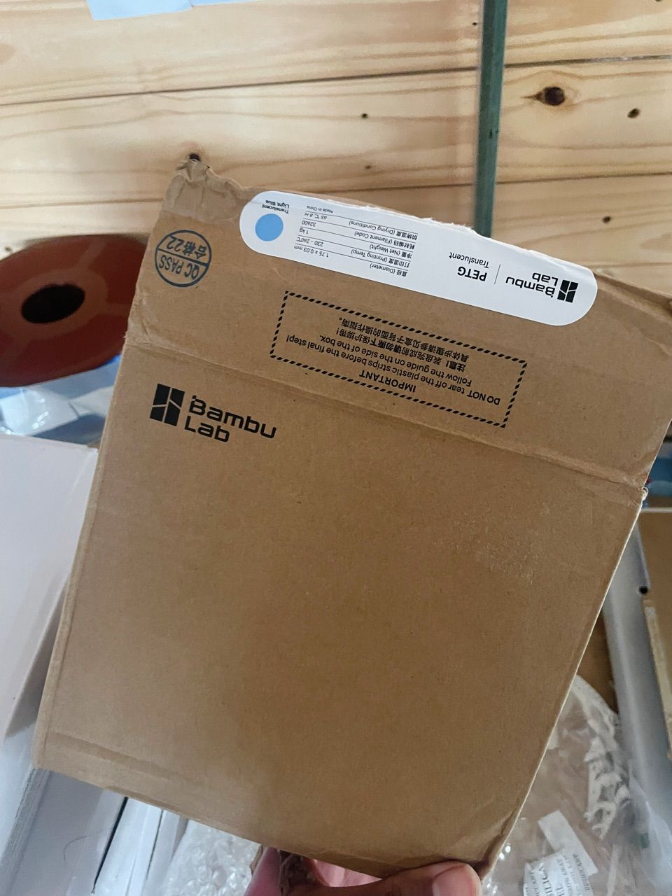 Filament PETG Translucent dạng cuộn