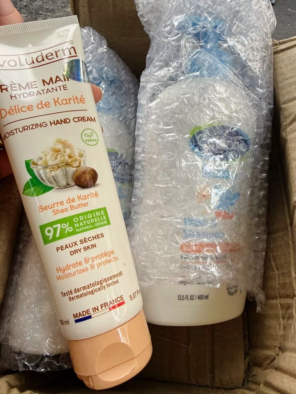 Kem dưỡng da tay Evoluderm - bao bì sản phẩm
