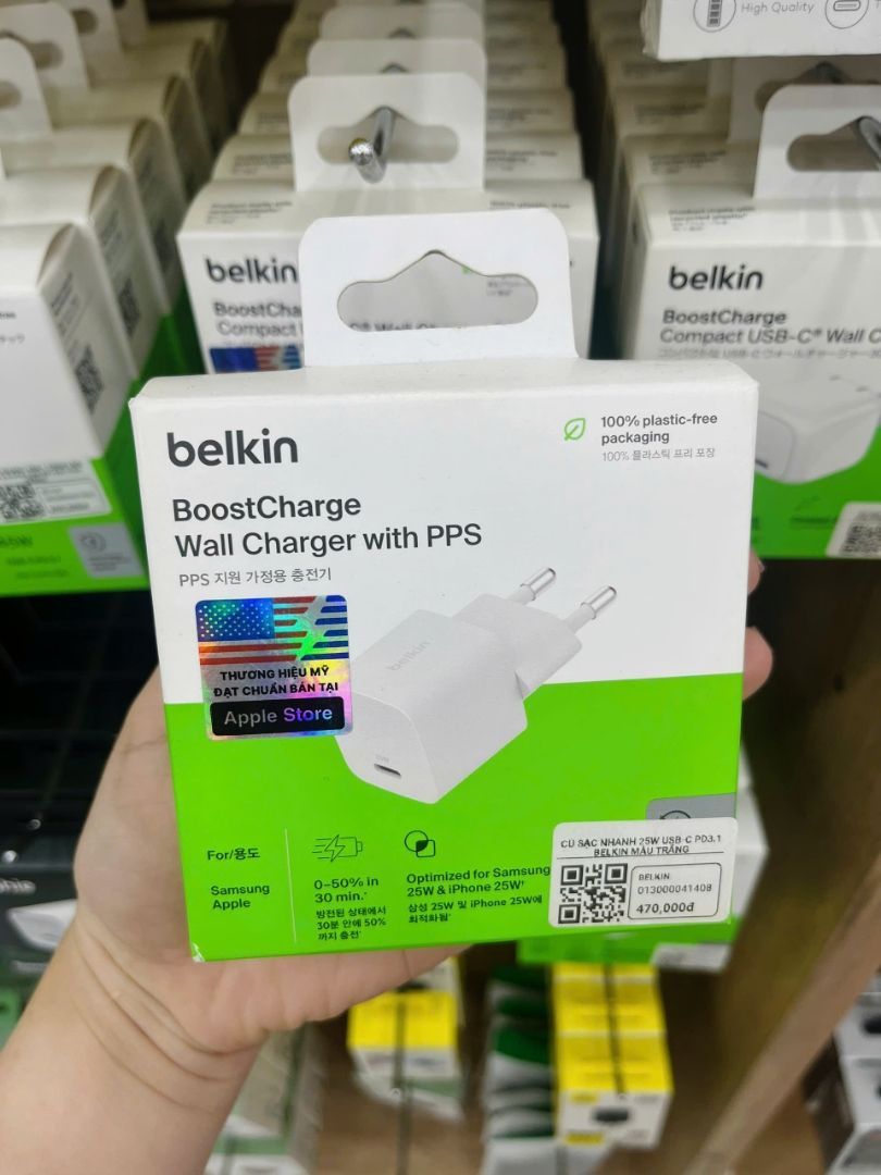 Adapter Belkin 25W với cổng USB-C