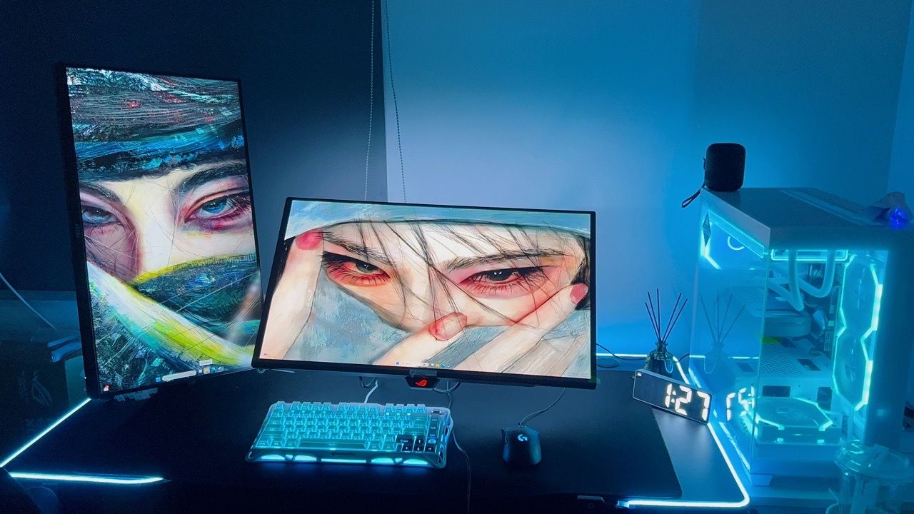 Mặt trước màn hình Asus ROG Strix