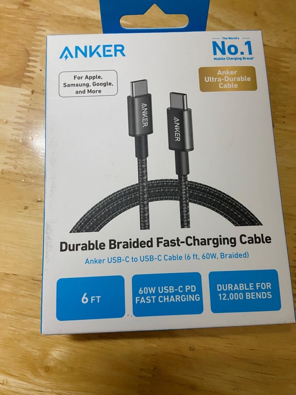 Cáp Anker tương thích thiết bị USB-C